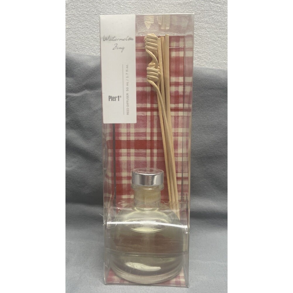 Pier 1 Watermelon Zing Reed Diffuser Aromatherapy Fragrance Discontinued NIB New